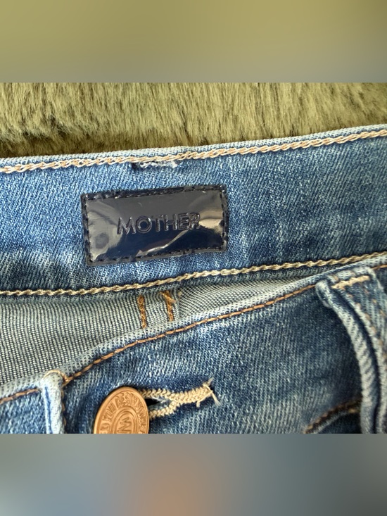 MOTHER Denim - MOTHER Mid Rise Rider Ankle  Jeans in Medium Blue Denim Size 30
